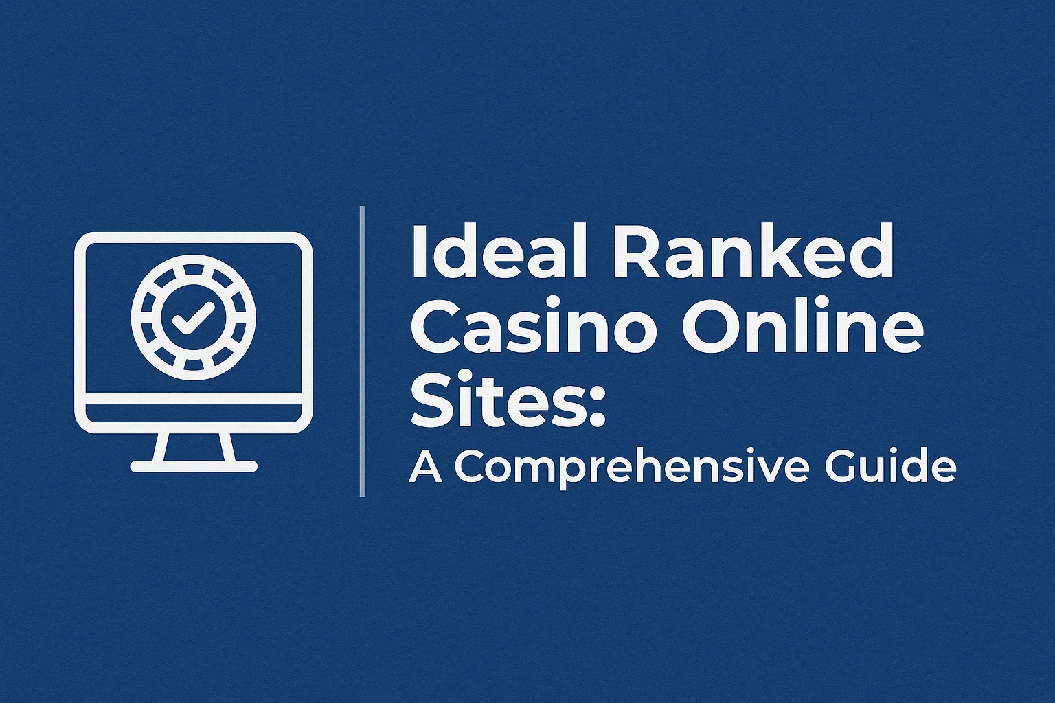 Ideal Ranked Casino Online Sites: A Comprehensive Guide